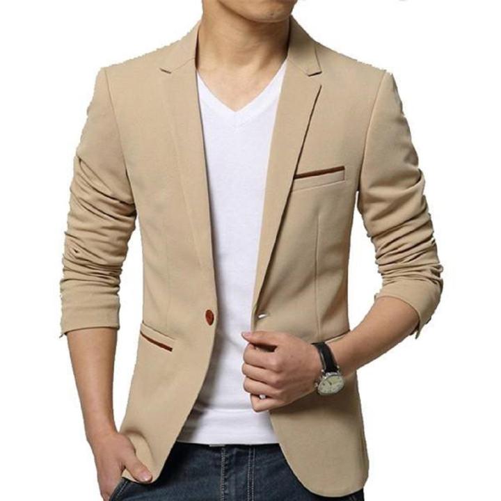 Synthetic Casual Blazer For Men