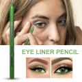 1PCS New Color Eye Liner Pencil Long-lasting Waterproof Pigment Green Color Eyeiner Pen Women Fashion Eye Makeup Cosmetic Tools.