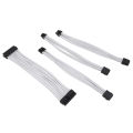 PSU Cable Extension 30cm 4PCS PC Extension Cable Set with Combs for GPU. 
