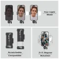 Multifunctional 4 in 1 Portable Adjustable & Foldable Monopod Selfie Stick & Tripod with Selfie Light & Wireless Bluetooth Remote Control - Selfie Stick - By Cyber Mart.
