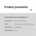 Gaming Finger Sleeves for Mobile Gaming 0.25mm Glass Silver Fiber Seamless Thumb Fingertip Cover for PUBG/COD/LOL/ROS 24BB. 