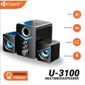 KISONLI U3100 Surround Bass Mini Speaker Stereo Multimedia Computer Portabel. 