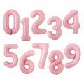 Pink Happy Birthday Foil Balloons Princess Party Decorations Adult Kids Girl 1 2 3 4 5 6 7 8 9 10 15 25 30 35 40 50 60 Year Old LaoXzhongX. 