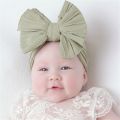 3Pcs/Set Baby Headband For Girls Bow Solid Color Baby Girl Turban Kids Headwear Elastic Baby Hair Band Hair Accessories Set. 