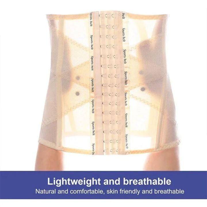 Summer%20Waist%20Trainer%20Body%20Shaper%20Tight%20Shapewear%20Women%20Double%20Belt%20Corset%20Slim%20Sheath%20Flat%20Belly%20Tummy%20Control%20Shaping%20Underwear%20-%20Image%202