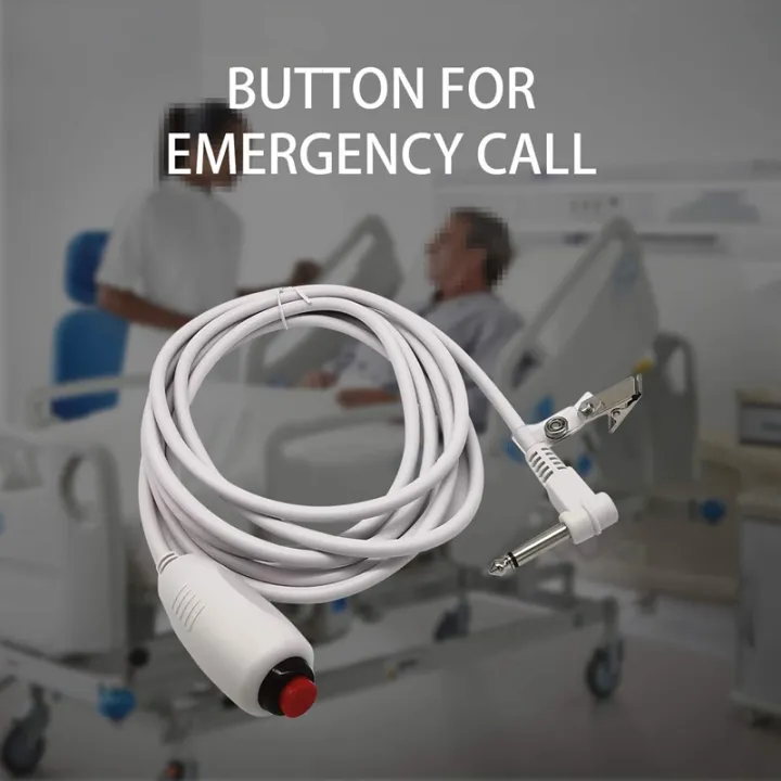 ICQURBT%206X%20Nurse%20Call%20Cable%206.35mm%20Line%20Nurse%20Call%20Device%20Emergency%20Call%20Cable%20with%20Push%20Button%20Switch%20-%20Image%204