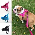 Soft flannelette  Harness Lightweight No Pull Pet harness with Padded Reflective Vest Harness for Small and Medium s. 