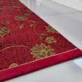 GOLD in RED- Floor Mat/ Area Rug - Small Size.