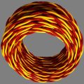 2 Color Yellow Red electric cable wire (30 feet). 