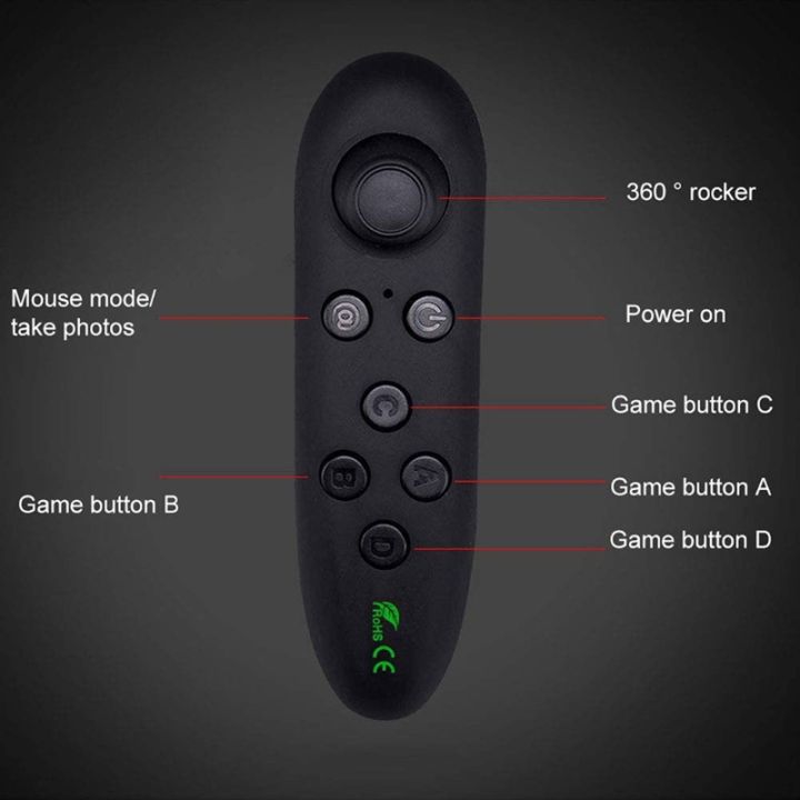 Wireless%20Bluetooth%20Gamepad%20Update%20VR%20Remote%20Controller%20For%20Android%20Joystick%20Game%20Pad%20Control%20For%203D%20Glasses%20VR%20BOX%20Shinecon%20-%20Image%204