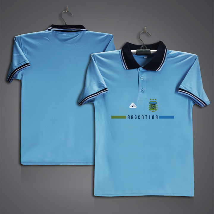 Argentina%20Short%20Sleeve%20Collar%20polo%20Football%20Jersey%20For%20Men%20-%20Half%20Sleeve%20Collar%20Polo%20Logo%20t%20shirt%20-%20Argentina%20Jersey%20-%20Image%202