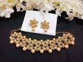 Treditional fashion wedding /party bridal choker necklace & Earrings set for women - Necklace - Necklace For Girls. 