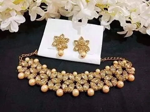 Golar%20Choker%20Necklace%20Set%20For%20Women%20-%20Necklace%20For%20Girls%20-%20Necklace%20For%20Girls%20-%20Image%202