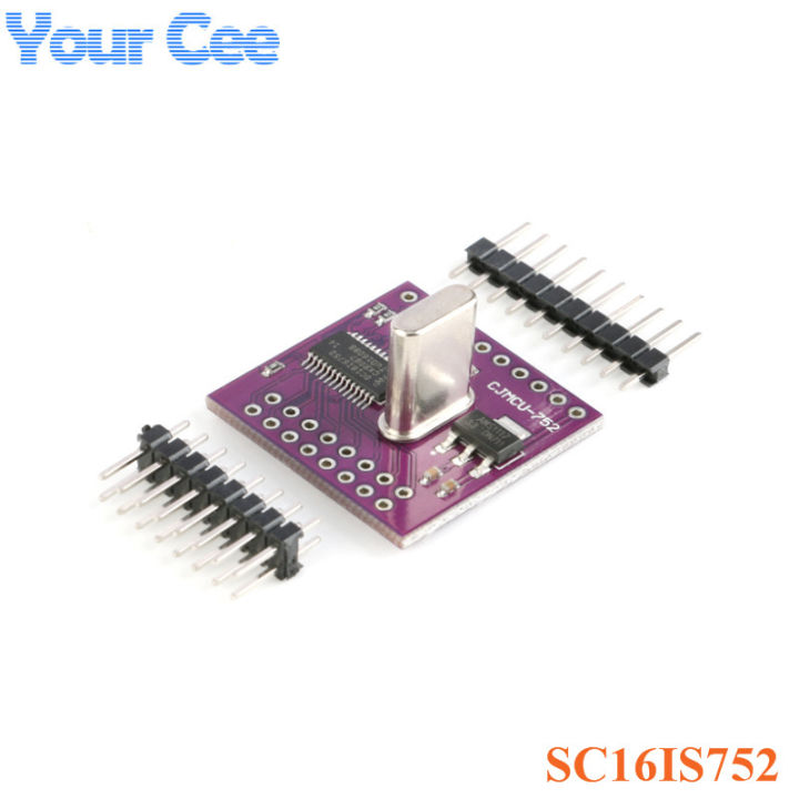 Spi Bus Interface Dual Channel Sc16is752 I2c/spi Module New