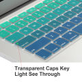 【YIYANGMAOYI111】Gradient Ombre Colors US layout Keyboard Cover Silicone for MacBook Pro 13" 15" Retina & Air 13.3 inch A1466. 