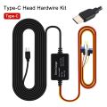 original Type-C Buck Line 5v 3A DVR Hardwire Kit Car Dash Camera Charger 24H Parking Monitoring. 