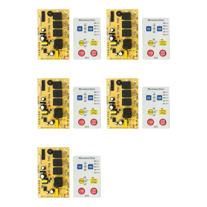 5X Universal Microwave Power Supply Control Board Repair Computer Microwave Oven Computer Board Membrane Keypad