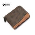 Shigetsu Wallet Collection For Men Leather Minimalist Pocket Zipper Bifold Trifold Money Clip.