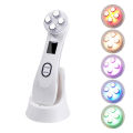 5 in 1 LED Skin Tightening RF Radio Frequency Facial Massager Light Therapy Mesotherapy Skin Rejuvenation Anti Wrinkle Device. 
