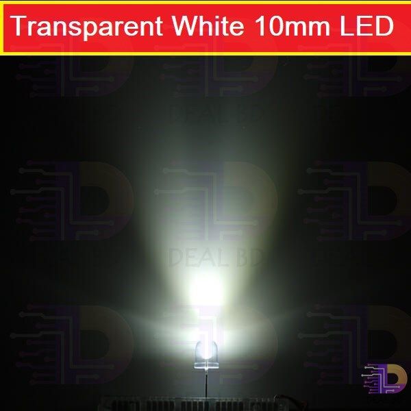 10Pcs%2010Mm%20White%20Led%20Clear%20Transparent%20White%2010Mm%20Led%20Super%20Bright%20Led%20Lamp%20Wide%20Angle%20Electronics%20Components%20Indicator%20Flash%20Light%20Emitting%20Diodes%20-%20%20Rgb%20Light%20-%20Image%206