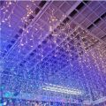 Waterproof Outdoor Curtain Icicle Lights Droop 0.4-0.6m LED Fairy String Light for Wedding Christmas Holiday Home Decoration--Blue--.