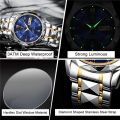 POEDAGAR Top Brand Luxury Man Wristwatch Waterproof Luminous Date Week Men Watches Stainless Steel Quartz Men's Watch. 