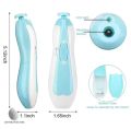 6-in-1 Electric Kit for Baby Fingernails & Toes Care Manicure Nail Trimmer Clippers Baby Care .6-in-1 Electric Baby Nail Trimmer Kit – Safe Fingernail & Toe Clipper for Newborns & Toddlers – Gentle Baby Manicure SetManicure Set. 