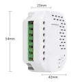WiFi Smart 1/2 Way Light LED Dimmer Switch Module Smart Life/Tuya APP Remote Control Switchgear Module for Home Easy Install Easy to Use. 