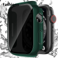 Fashions For Apple Watch Case 46mm 45mm 40mm 41mm 44mm Privacy Screen Protector Covse For iWatch Series 10 9 8 7 6 4 SE Protection Bumper.