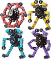 Spiral Robot Toy For Baby Transformable Fingertip Chain Robot Toy. 