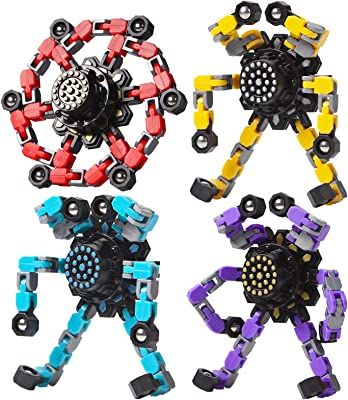 Spiral%20Robot%20Toy%20For%20Baby%20Transformable%20Fingertip%20Chain%20Robot%20Toy%20-%20Image%204