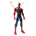 30cm Avengers Action Figure With Sound Light Cartoon Anime Character Model Ornaments For Gifts Fans Collection.