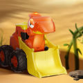 DishyKooker Dinosaur Truck Toys For Kids Dino Press Go Toy Cars Dinosaur Construction Vehicles Set Birthday Gifts For Boys Girls. 