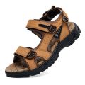 Brand Classic Mens Sandals Summer  Leather Sandals Men Outdoor Casual Lightweight Sandal Fashion Men Sneakers Size 38-46. 