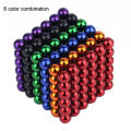 【Yurui】216Pc 3mm Colorful Magnetic Ball Cube Relief Education Puzzle Toy. 