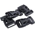 8Pcs Plastic Side Quick Release Buckles Clip for 25mm Webbing Band Black. 