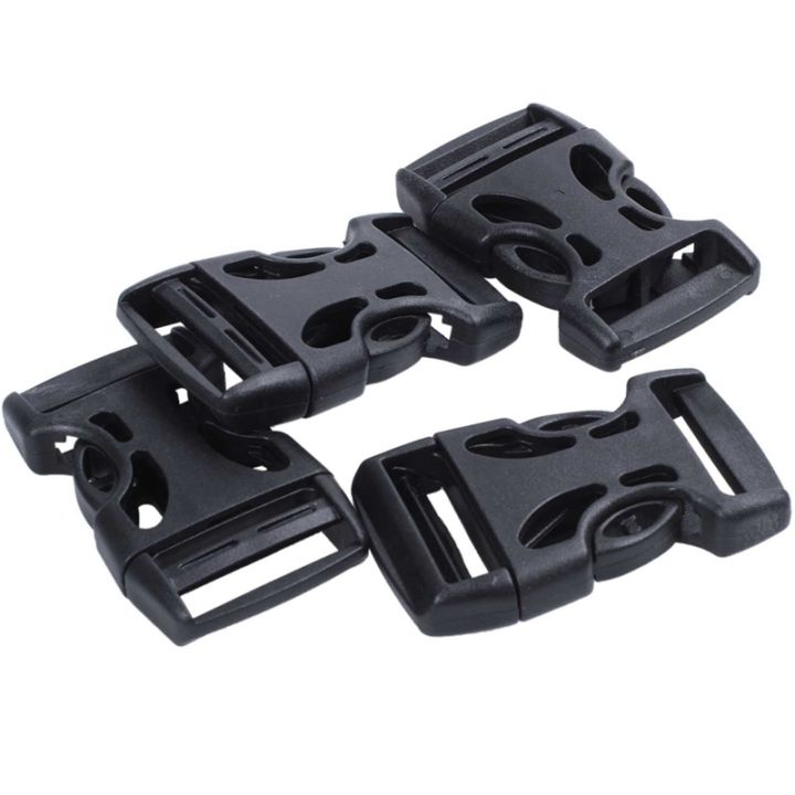 8Pcs%20Plastic%20Side%20Quick%20Release%20Buckles%20Clip%20for%2025mm%20Webbing%20Band%20Black%20-%20Image%205