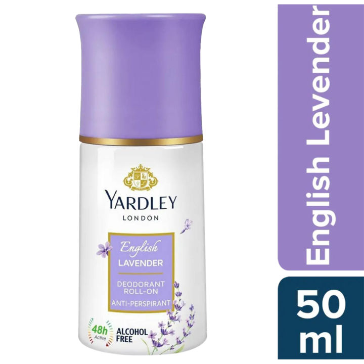 Yardley English Lavender Deodorant Roll On, 50 ml