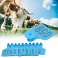 Buy Ying 001‑100 Number Plastic Tag Livestock Animal Ear for Marking Cattle Cows Farm Accessories. 