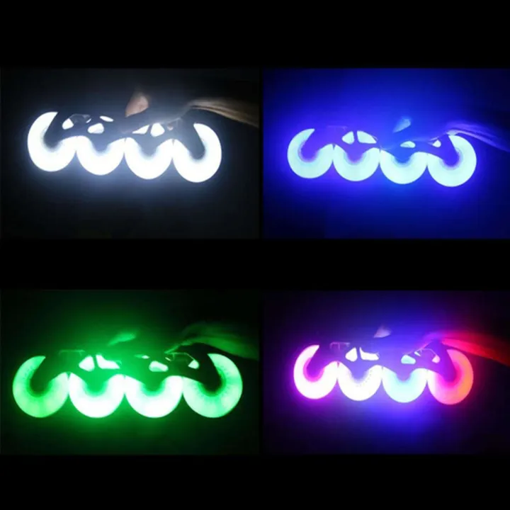76mm%20In-line%20Speed%20Skate%20Skating%20Sliding%20LED%20Light%20Flashing%20Pulley%20Roller%20wheels%20-%20Image%205