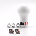 Ralliart Carbon Look Manual Transmission Gear Shift Knob Shifter Lever Head For Mitsubishi-black.