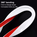 Functional 50-200CM Water Barrier Waterproof Strip Rubber Silicone Shower Barrier Water Stopper Shower Door Dam Water Stopper Collapsible Shower Threshold for Bathroom Kitchen.