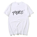 Twice Kpop T-shirt Cool New Album Letter PRINT Summer Men/Women Streetwear Twice Casual Tshirt Tee. 