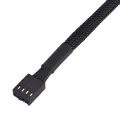 4-pin PWM splitter hub computer CPU/fan power multiple connector cable adapter support 3-pin/4-pin fans. 