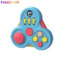 Decompression Toys Rotating Magic Bean Cube Fidget Toy Triangle Small Beads Educational Toy Children's Puzzle Stress Relief Toy. 