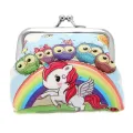 Women's Wallet Mini Unicorn Wallet Card Holder Case Coin Purse Clutch Change Bag Children's Wallets Change Holder Bags For Girls. 
