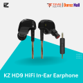 KZ HD9 Earphones HiFi Sport Earbuds Copper Earhook ear Headphones. 