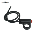 Fashions Motorcycle Double Flash Warning Emergency Lamp Switch Electric Vehicle Switch Button Signal Flasher Motorcycle Switch Handlebar. 