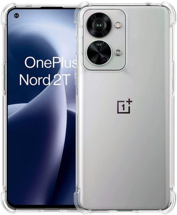 Cover per Oneplus Nord 2T 5G, Custodia Silicone Trasparente