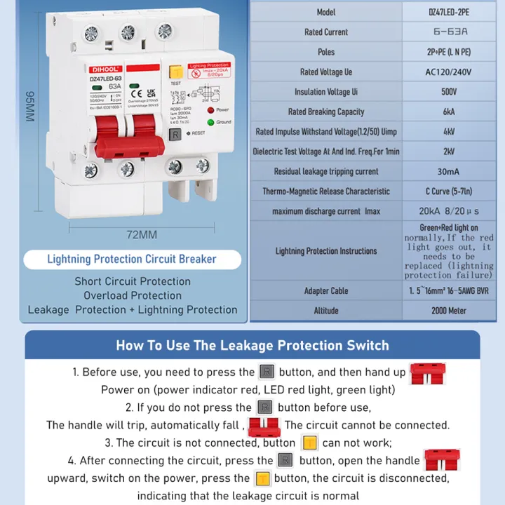 RCD%20RCCB%20Residual%20Current%20Circuit%20Breaker%2030mA%20Earth%20leakage%20Lightning%20Protection%20Surge%20Protector%20SPD%2020KA10A%2016A%2032A%2063A%2040A%20-%20Image%204